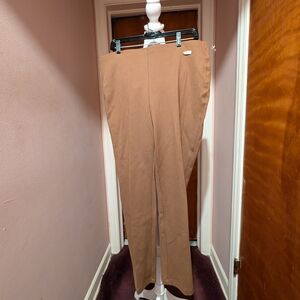 Rafaella Tan Viscose Blend Ladies Pants, XL